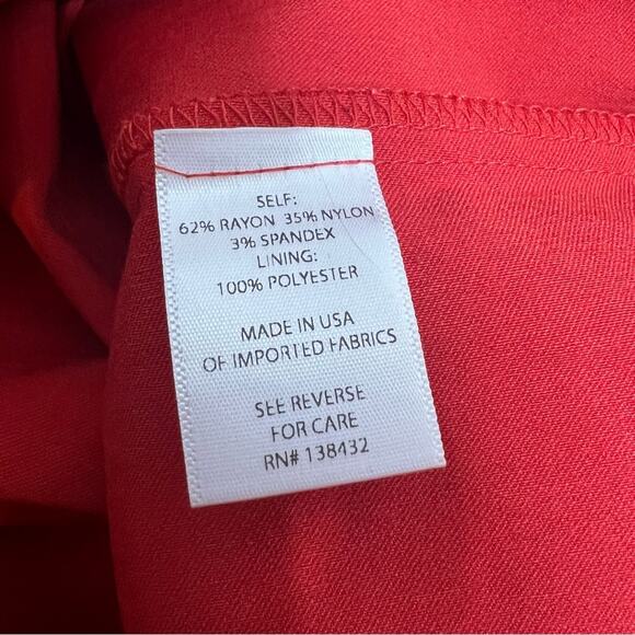 Modcloth Dear fiery red cut out dress pin up retro Sz M - Picture 6 of 7